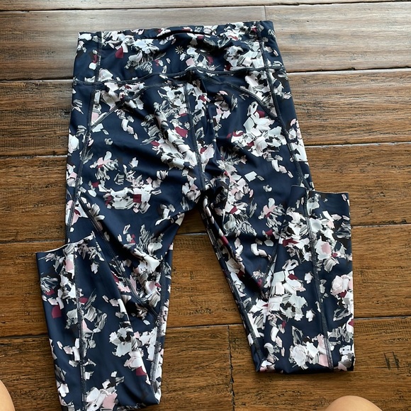 Athleta challenge bloom leggings in midnight blue size Small - Picture 5 of 7